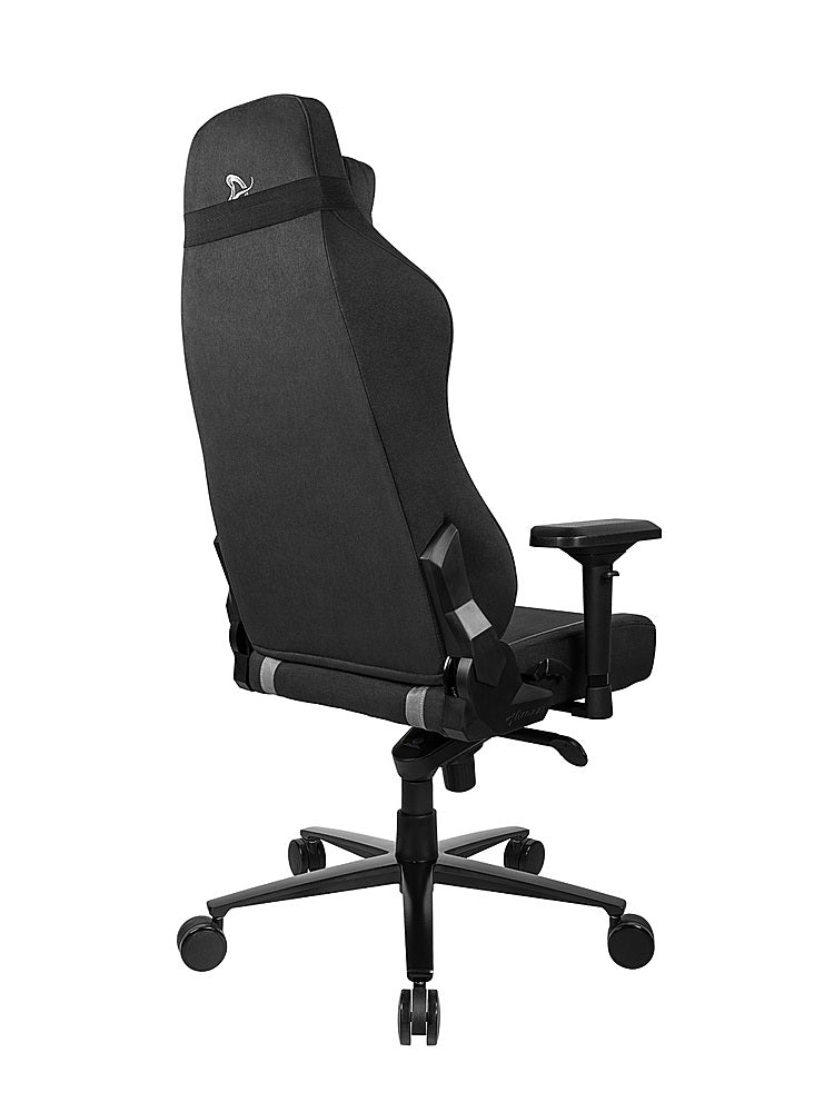 Arozzi - Vernazza Series Top-Tier Premium Supersoft Upholstery Fabric Office/Gaming Chair - Black_4