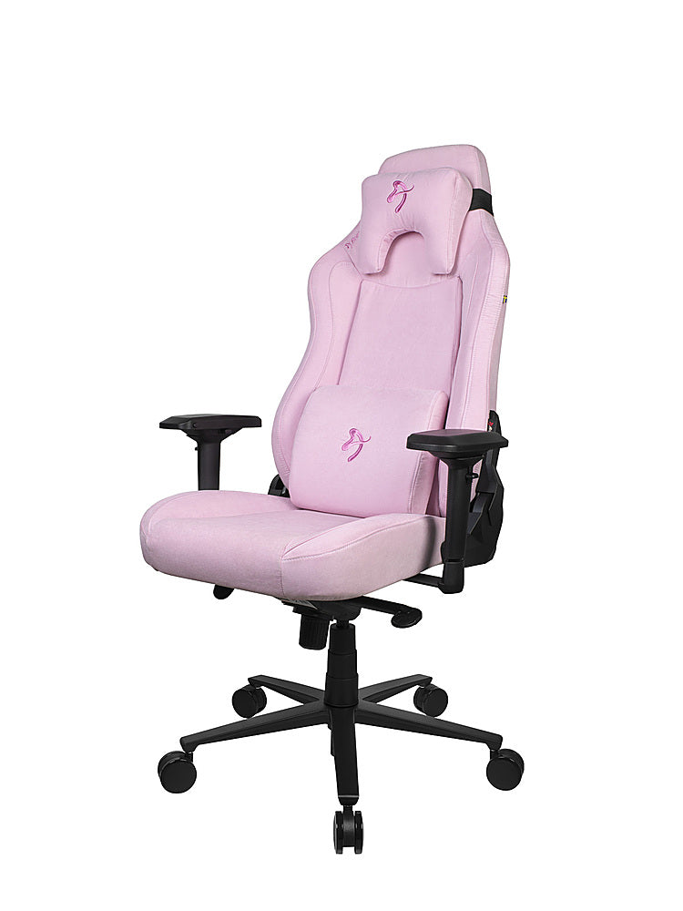 Arozzi - Vernazza Series Top-Tier Premium Supersoft Upholstery Fabric Office/Gaming Chair - Pink_1
