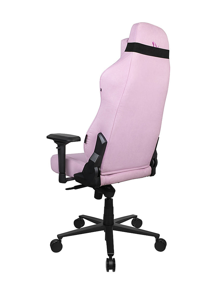 Arozzi - Vernazza Series Top-Tier Premium Supersoft Upholstery Fabric Office/Gaming Chair - Pink_6