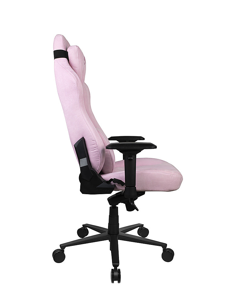 Arozzi - Vernazza Series Top-Tier Premium Supersoft Upholstery Fabric Office/Gaming Chair - Pink_4