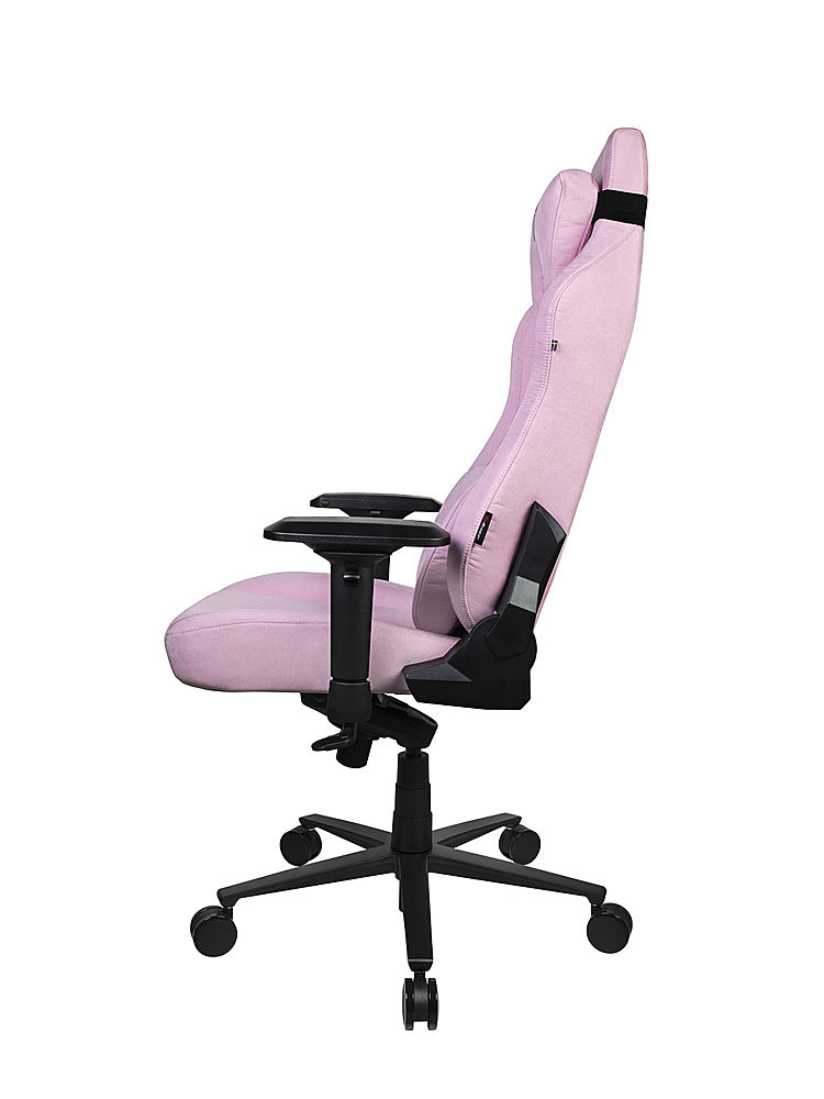 Arozzi - Vernazza Series Top-Tier Premium Supersoft Upholstery Fabric Office/Gaming Chair - Pink_2