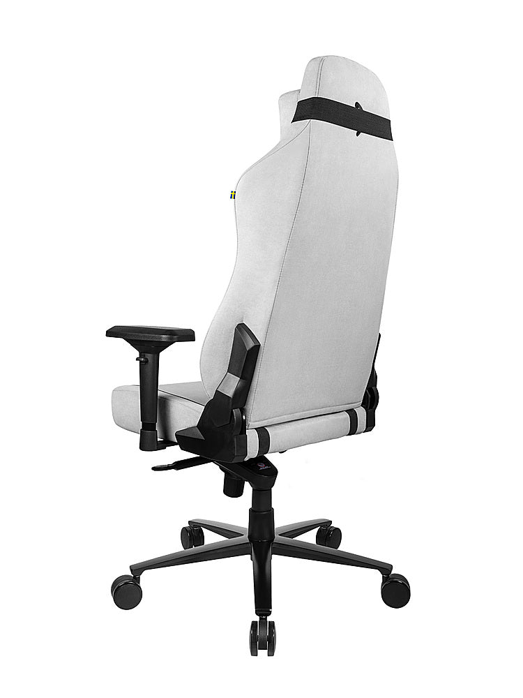 Arozzi - Vernazza Series Top-Tier Premium Supersoft Upholstery Fabric Office/Gaming Chair - Light Gray_6