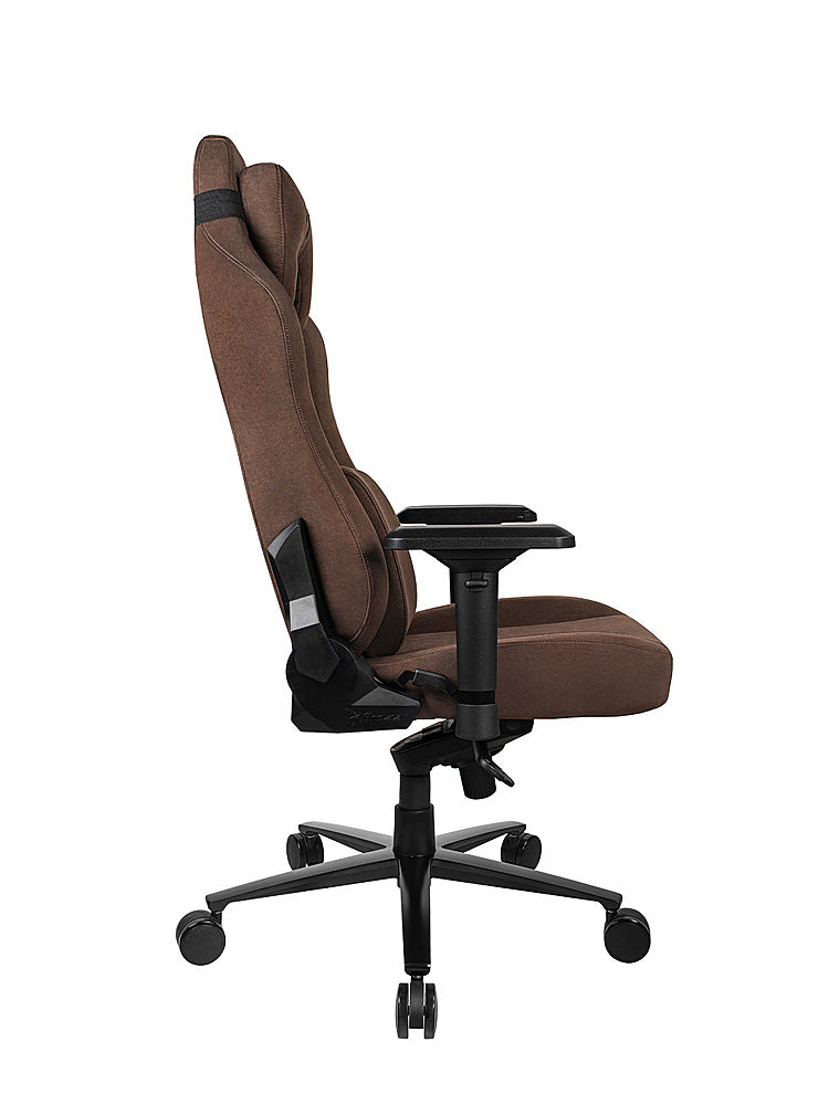 Arozzi - Vernazza Series Top-Tier Premium Supersoft Upholstery Fabric Office/Gaming Chair - Brown_5