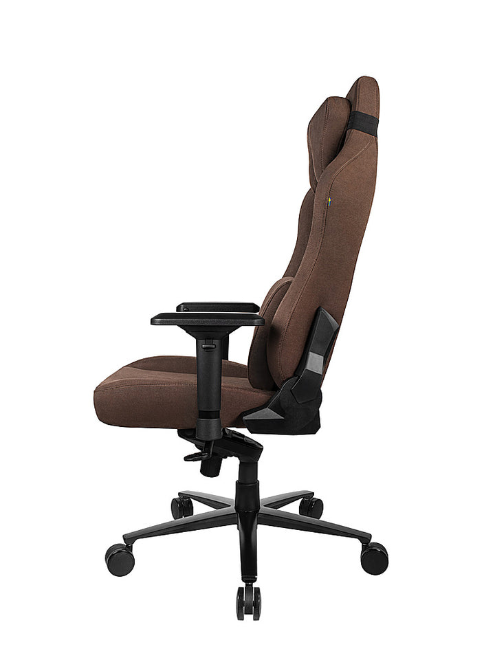Arozzi - Vernazza Series Top-Tier Premium Supersoft Upholstery Fabric Office/Gaming Chair - Brown_2