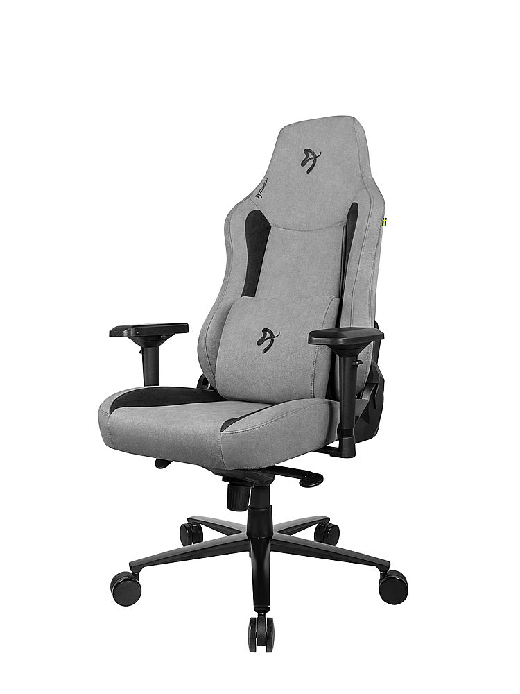 Arozzi - Vernazza Series Top-Tier Premium Supersoft Upholstery Fabric Office/Gaming Chair - Anthracite_1