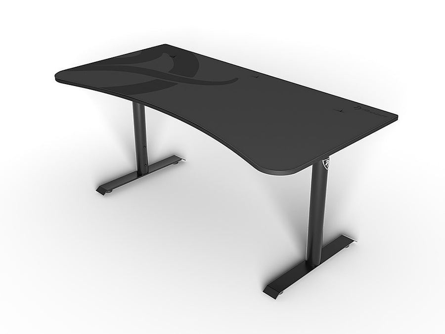Arozzi - Arena Ultrawide Curved Gaming Desk - Dark Grey_0
