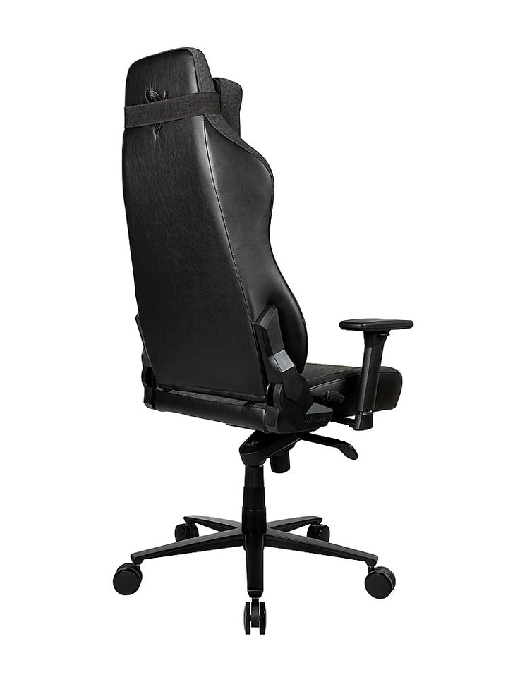 Arozzi - Vernazza Vento Signature Upholstery Soft Fabric Ergonomic Computer Gaming/Office Chair - Dark Gray_4