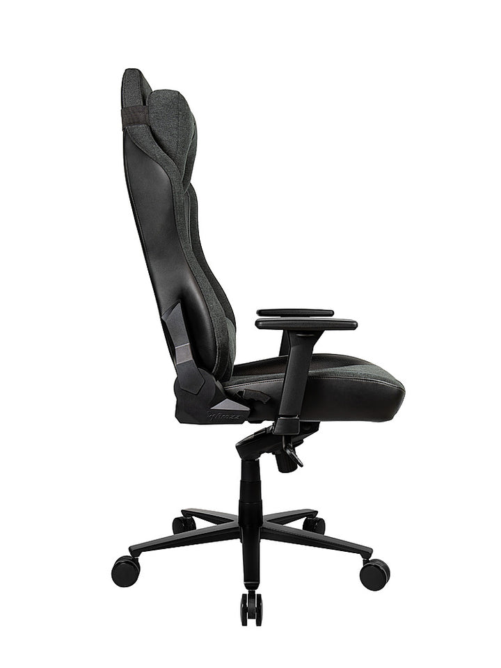 Arozzi - Vernazza Vento Signature Upholstery Soft Fabric Ergonomic Computer Gaming/Office Chair - Dark Gray_5