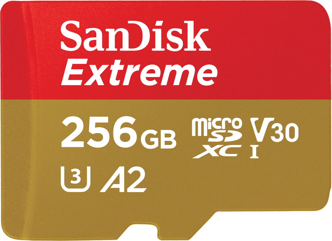 SanDisk - Extreme 256GB microSDXC UHS-I Memory Card for Gaming_0