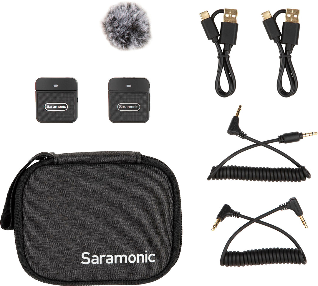 Saramonic - Blink 100 B1 Ultra-Portable Clip-On Wireless Microphone System for Cameras & Mobile Devices_0