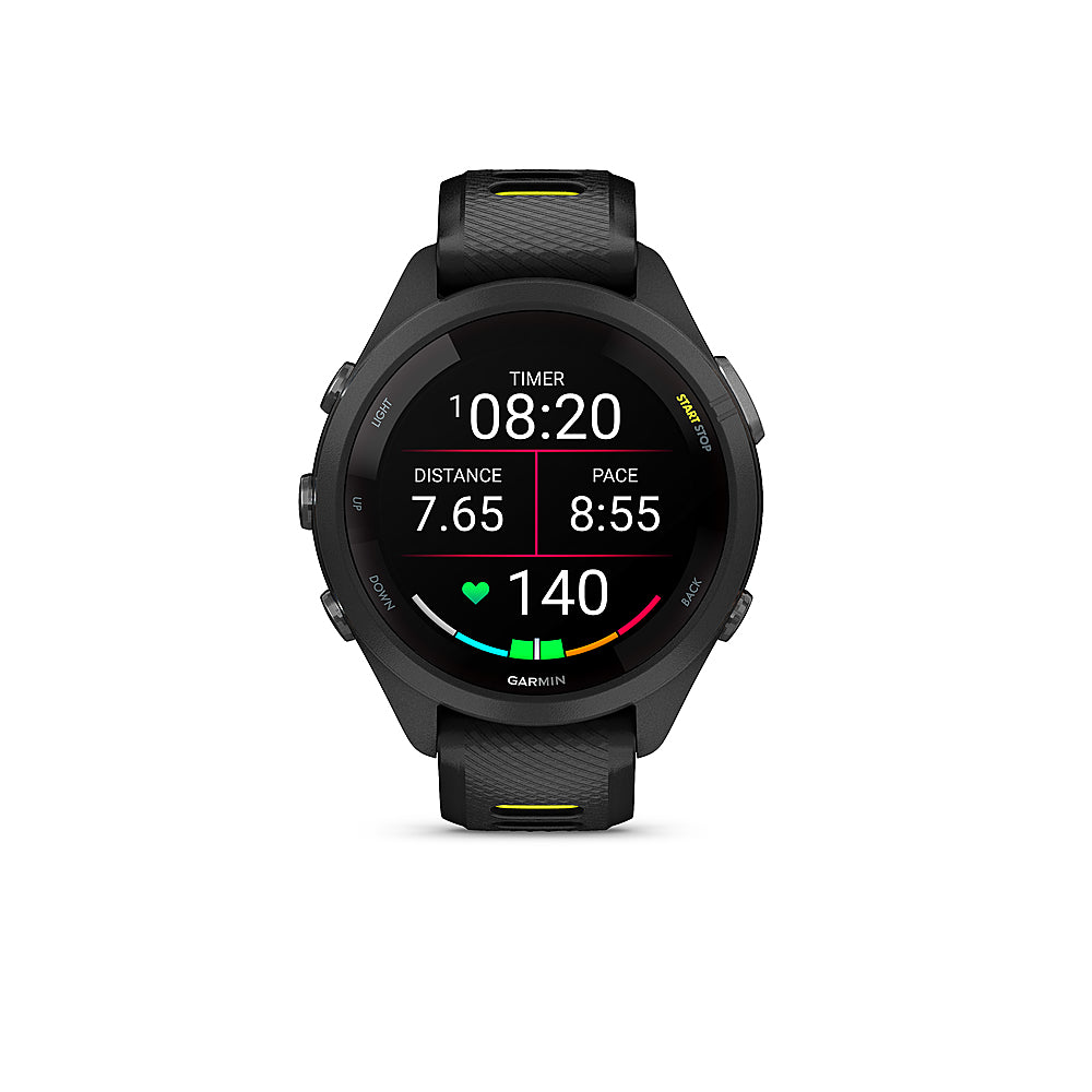 Garmin - Forerunner 265S GPS Smartwatch 42 mm Fiber-reinforced polymer - Black_0