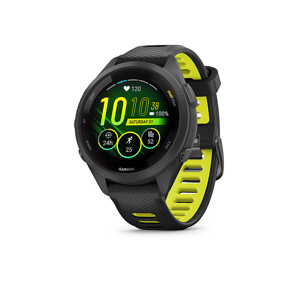 Garmin - Forerunner 265S GPS Smartwatch 42 mm Fiber-reinforced polymer - Black_2
