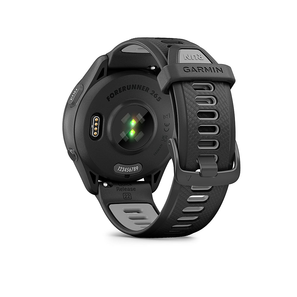 Garmin - Forerunner 265 GPS Smartwatch 46 mm Fiber-reinforced polymer - Black_3