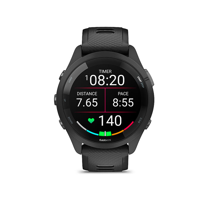Garmin - Forerunner 265 GPS Smartwatch 46 mm Fiber-reinforced polymer - Black_0