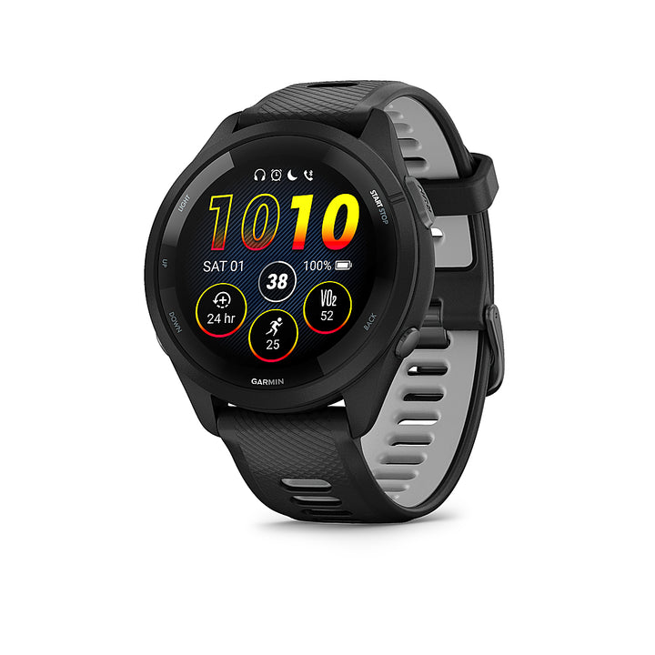 Garmin - Forerunner 265 GPS Smartwatch 46 mm Fiber-reinforced polymer - Black_2