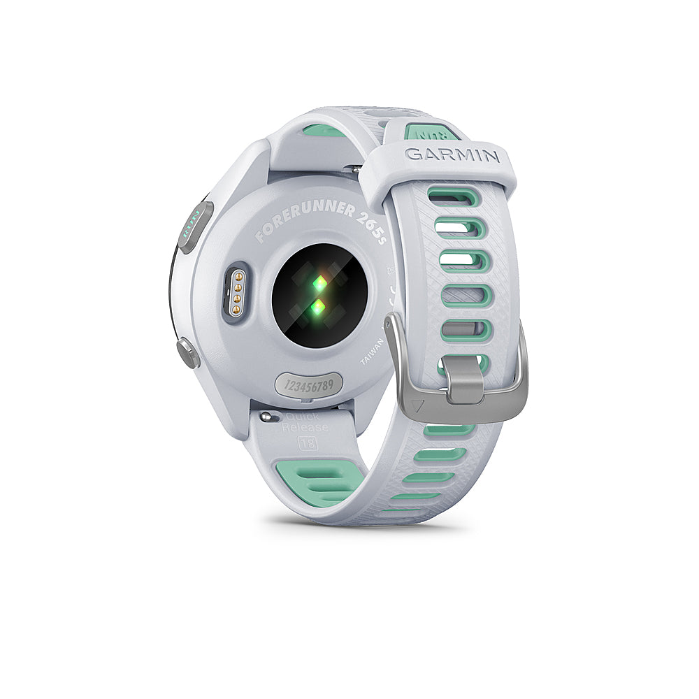 Garmin - Forerunner 265S GPS Smartwatch 42 mm Fiber-reinforced polymer - Black/Whitestone_3