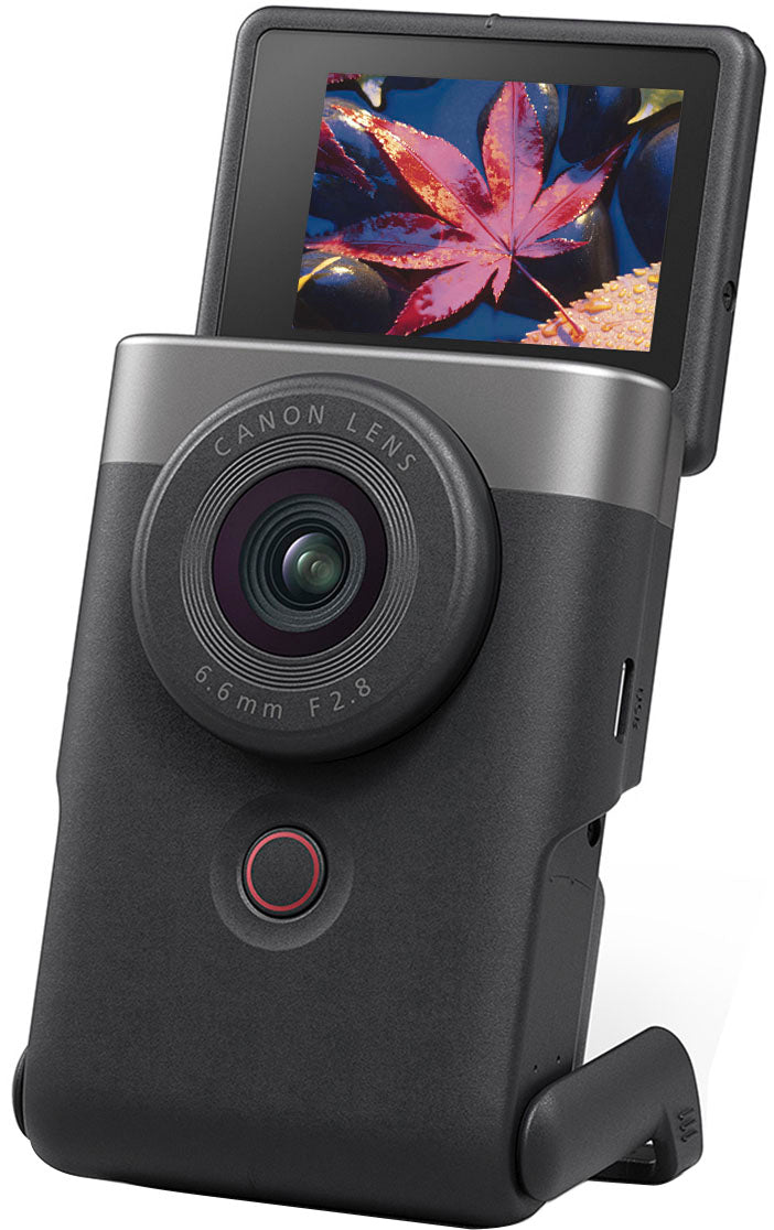 Canon - PowerShot V10 4K Video 20.9-Megapixel Digital Camera for Vloggers and Content Creators - Silver_1