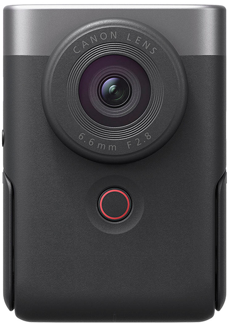Canon - PowerShot V10 4K Video 20.9-Megapixel Digital Camera for Vloggers and Content Creators - Silver_0