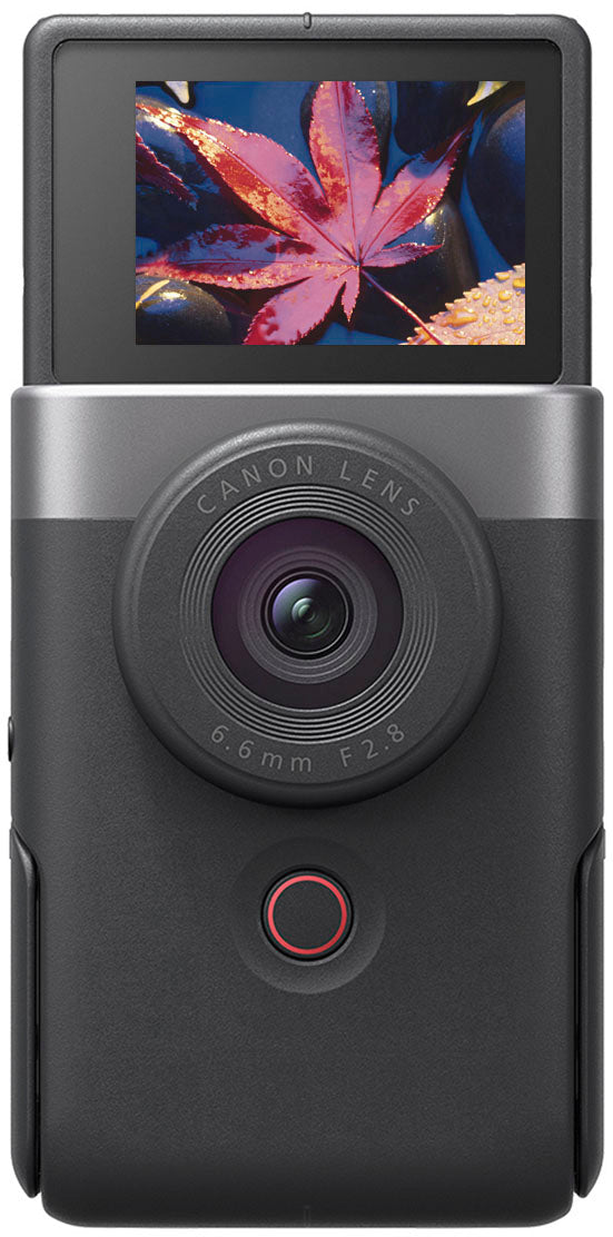 Canon - PowerShot V10 4K Video 20.9-Megapixel Digital Camera for Vloggers and Content Creators - Silver_16