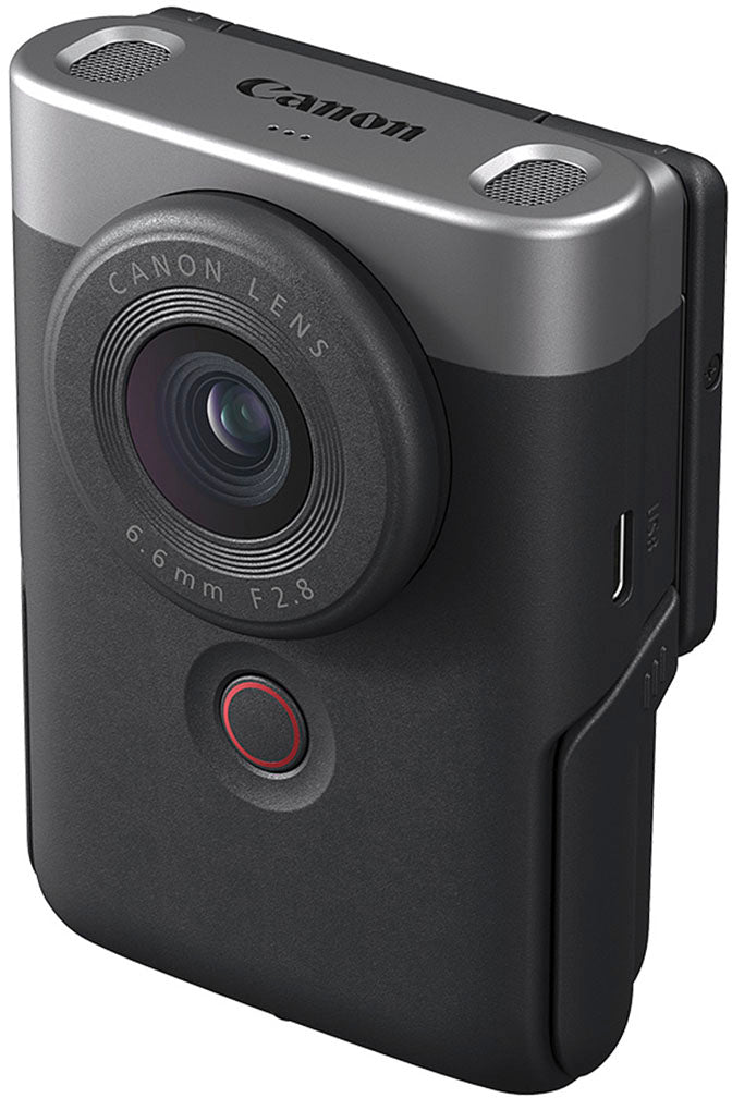Canon - PowerShot V10 4K Video 20.9-Megapixel Digital Camera for Vloggers and Content Creators - Silver_3