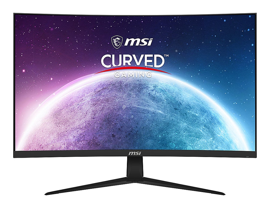 MSI - G321CU 32" LED Curved UHD FreeSync with HDR Gaming Monitor(DisplayPort,Type-C, HDMI)-Black - Black_0