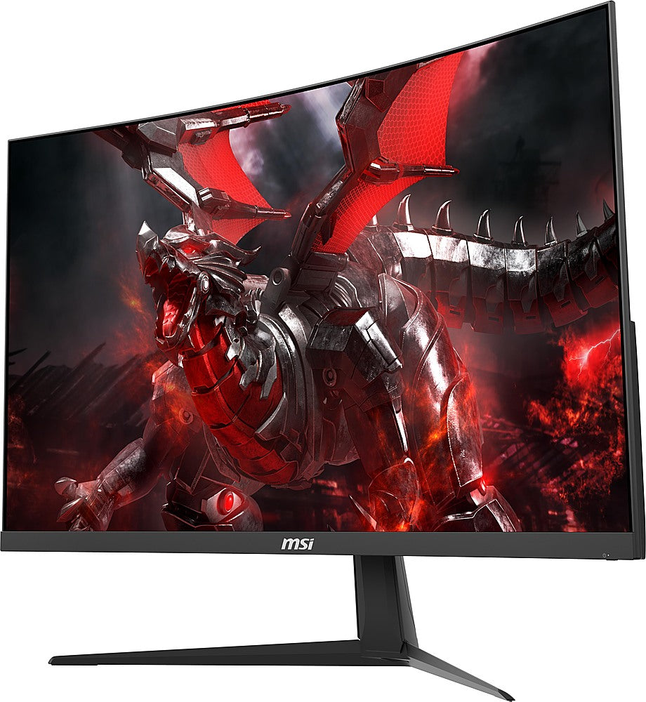 MSI - G321CU 32" LED Curved UHD FreeSync with HDR Gaming Monitor(DisplayPort,Type-C, HDMI)-Black - Black_2