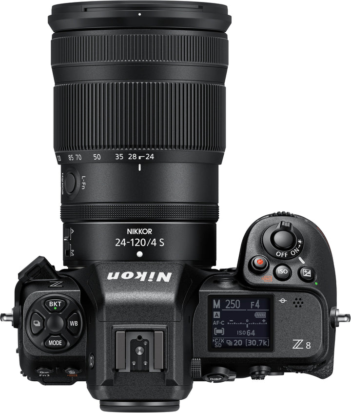 Nikon - Z 8 8K Video Mirrorless Camera Body w/ NIKKOR Z 24-120mm f/4 S lens - Black_6