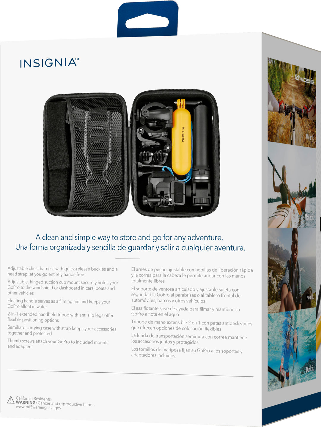 Insignia™ - 12-Piece GoPro Accessory Kit for Most GoPro Cameras_6