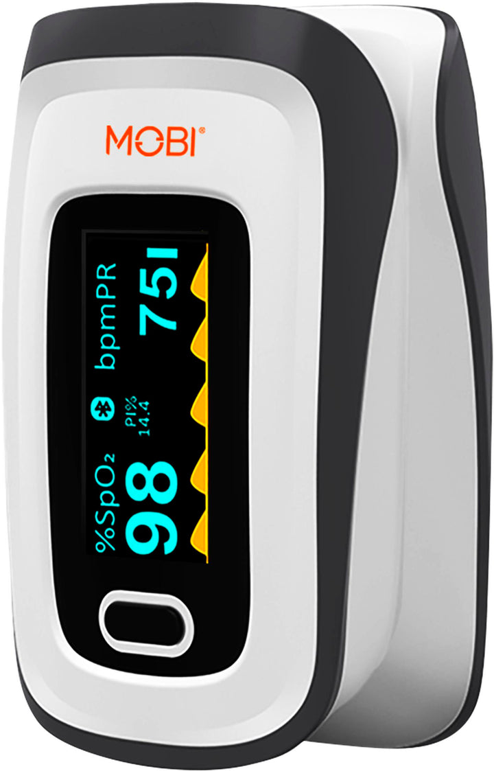 MOBI - Smart OLED Fingertip Bluetooth Pulse Oximeter - White_1
