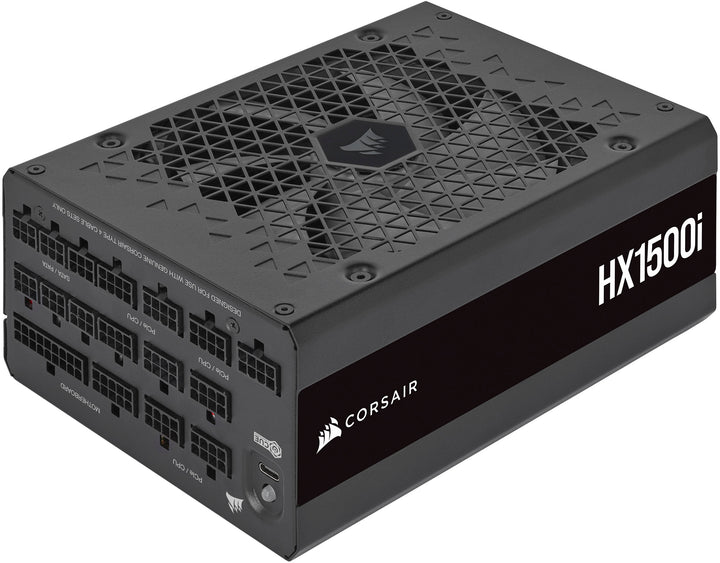 CORSAIR - HXi Series 1500W 80 Plus Platinum Fully-Modular Ultra-Low Noise ATX Power Supply - Black_0