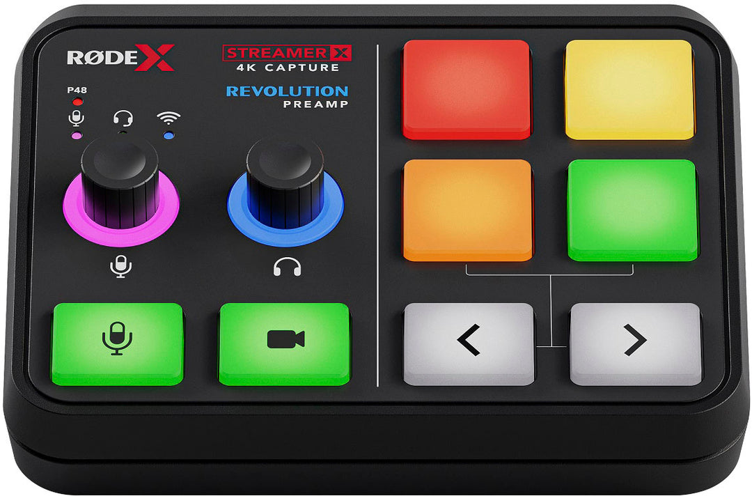 RØDE - StreamerX Audio Interface and Video Capture Mixing Board - Black_4