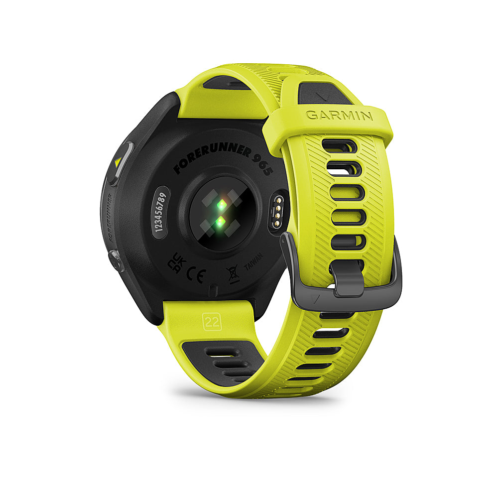 Garmin - Forerunner 965 GPS Smartwatch 47 mm Fiber-reinforced polymer - Titanium/Black_3