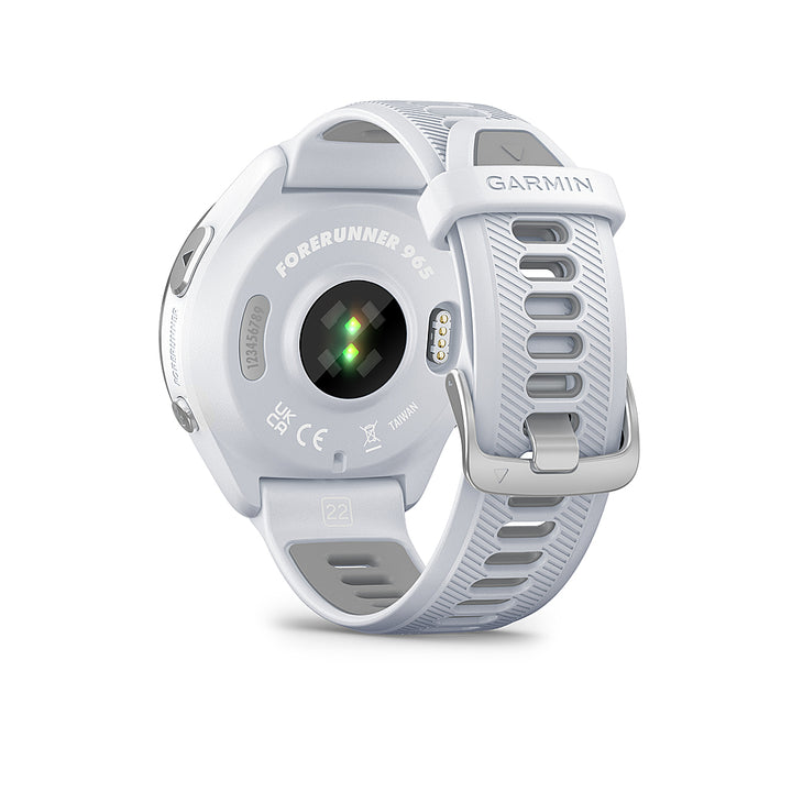 Garmin - Forerunner 965 GPS Smartwatch 47 mm Fiber-reinforced polymer - Titanium/Whitestone_3