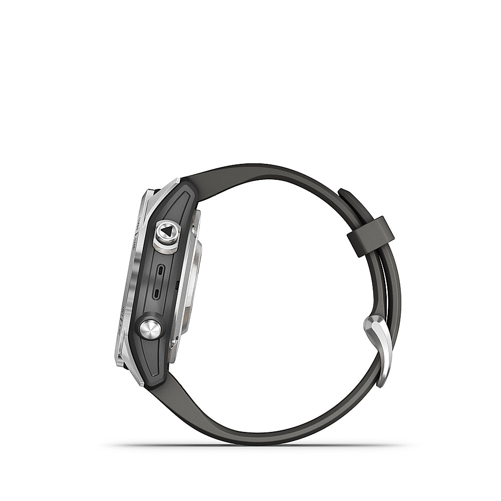 Garmin - fenix 7S Pro Solar GPS Smartwatch 42 mm Fiber-reinforced polymer - Silver_4
