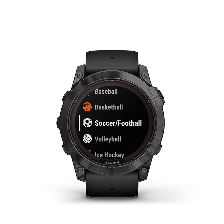 Garmin - fenix 7X Pro Sapphire Solar GPS Smartwatch 51 mm Fiber-reinforced polymer - Carbon Gray DLC Titanium_0
