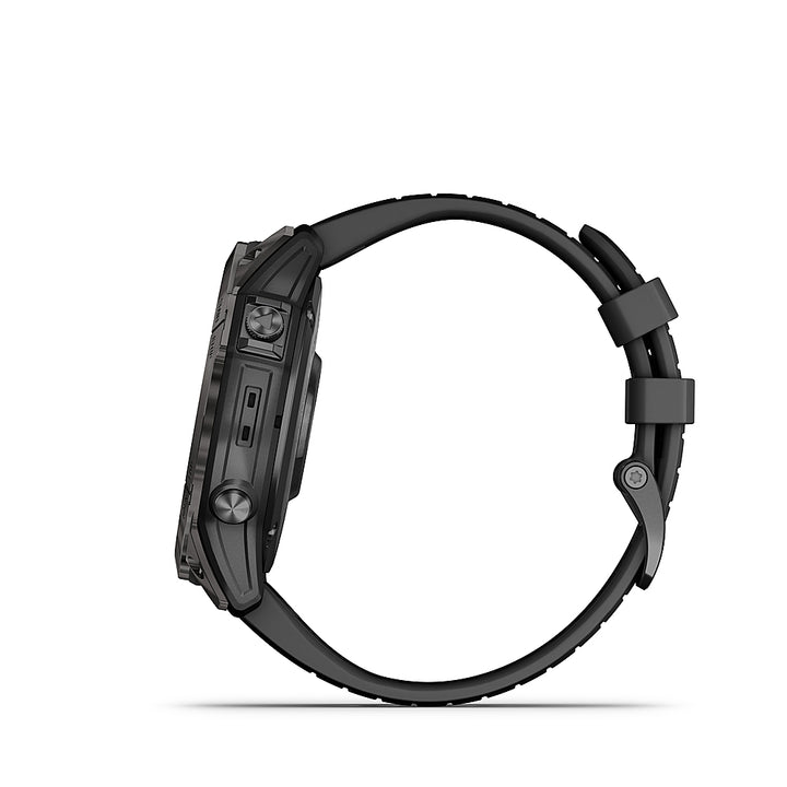 Garmin - fenix 7X Pro Sapphire Solar GPS Smartwatch 51 mm Fiber-reinforced polymer - Carbon Gray DLC Titanium_4