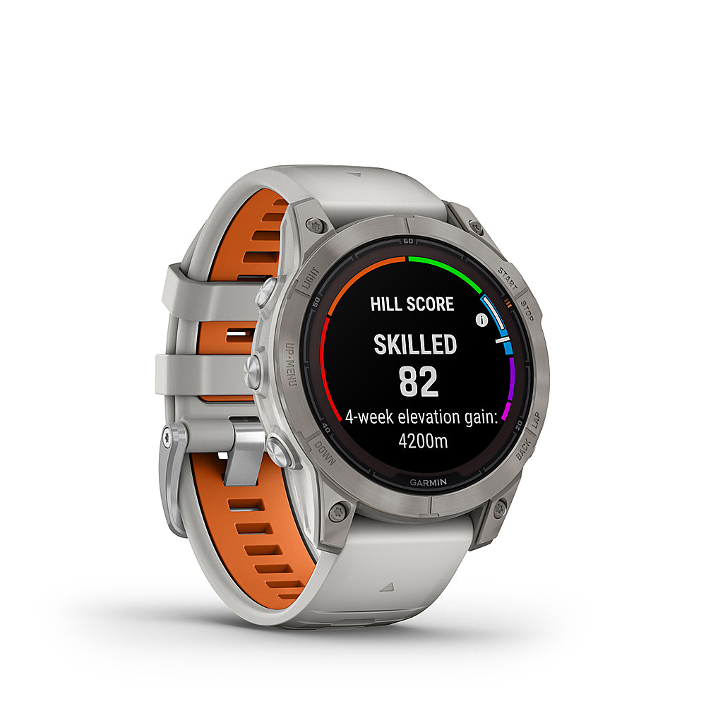 Garmin - fenix 7 Pro Sapphire Solar GPS Smartwatch 47 mm Fiber-reinforced polymer - Titanium_1