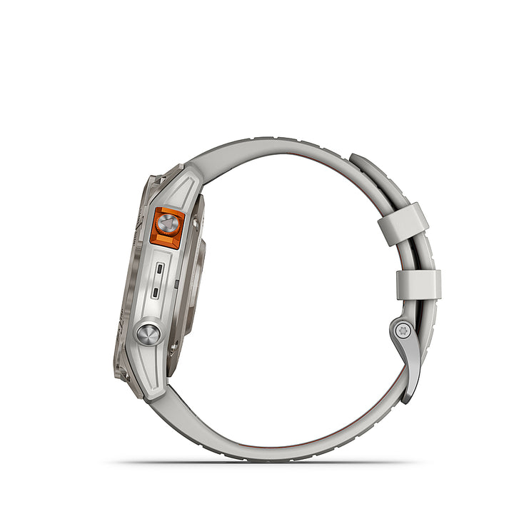 Garmin - fenix 7 Pro Sapphire Solar GPS Smartwatch 47 mm Fiber-reinforced polymer - Titanium_4