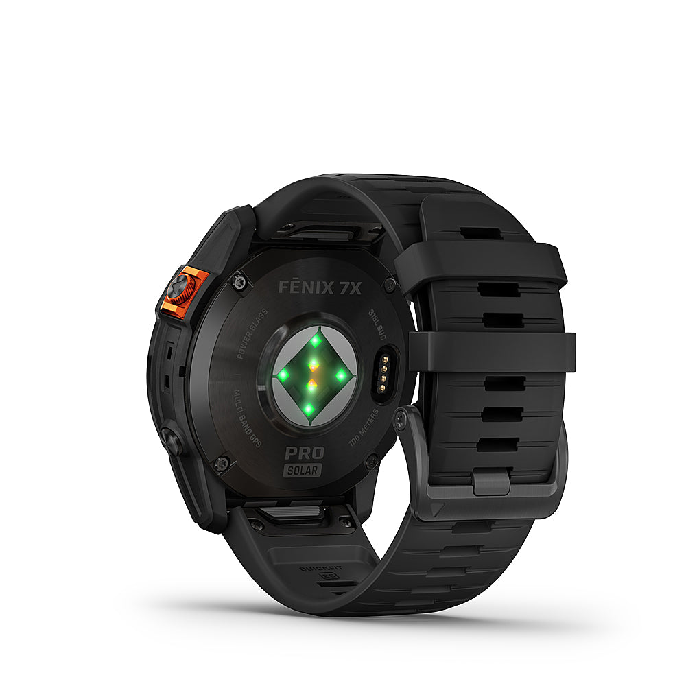 Garmin - fenix 7X Pro Solar GPS Smartwatch 51 mm Fiber-reinforced polymer - Slate Gray_3