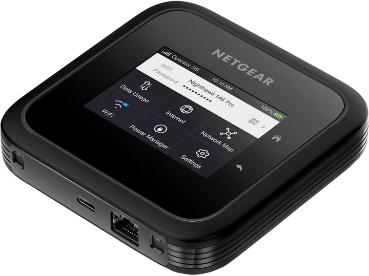 NETGEAR - Nighthawk M6 Pro 5G mmWave Wi-Fi 6E Hotspot - Black (Unlocked)_6