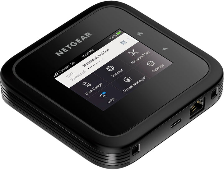 NETGEAR - Nighthawk M6 Pro 5G mmWave Wi-Fi 6E Hotspot - Black (Unlocked)_5