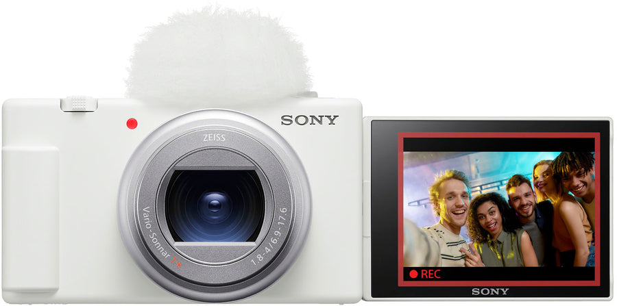 Sony - ZV-1 II 20.1-Megapixel Digital Camera for Content Creators and Vloggers - White_0