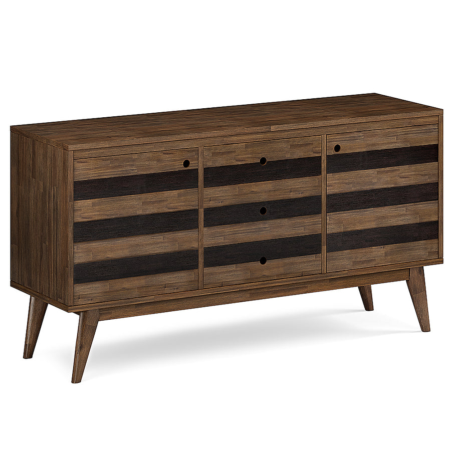 Simpli Home - Clarkson Sideboard Buffet - Rustic Natural Aged Brown_0