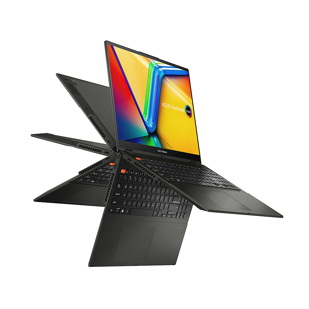 ASUS - Vivobook S Flip 16" WUXGA Laptop - Intel 13th Gen Core i9 with 16GB Memory - 1TB SSD - Midnight Black_9