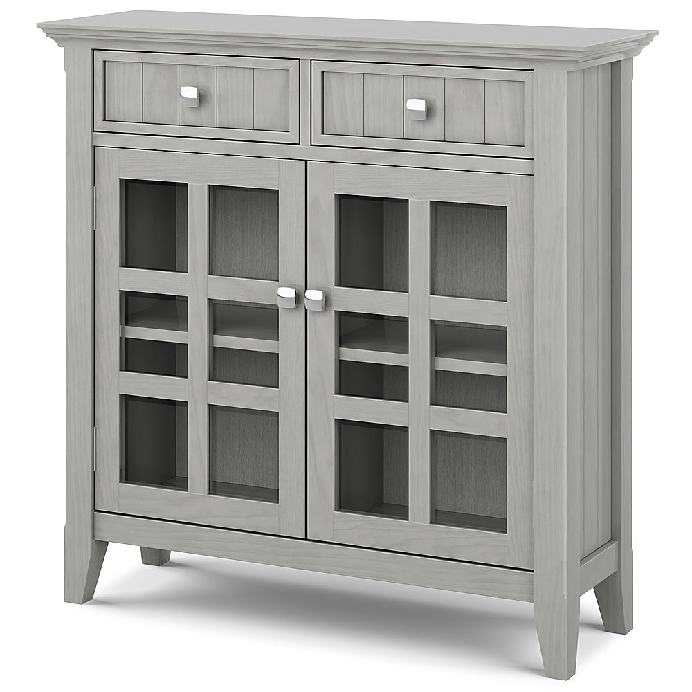 Simpli Home - Acadian Entryway Storage Cabinet - Fog Grey_1