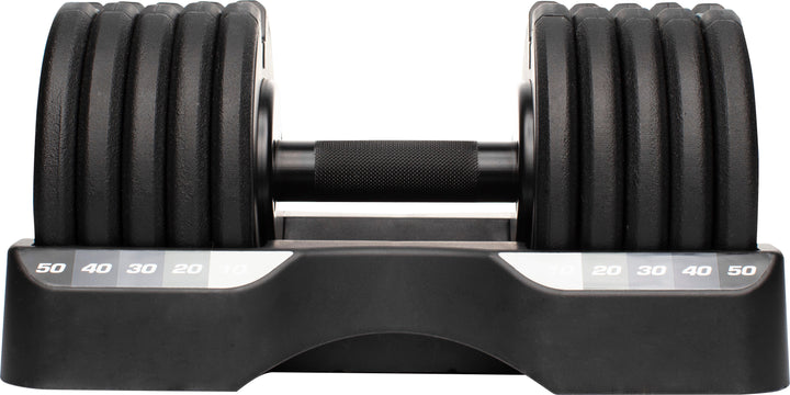 ProForm - 50 lb Select-A-Weight Dumbbell Set - Black_6
