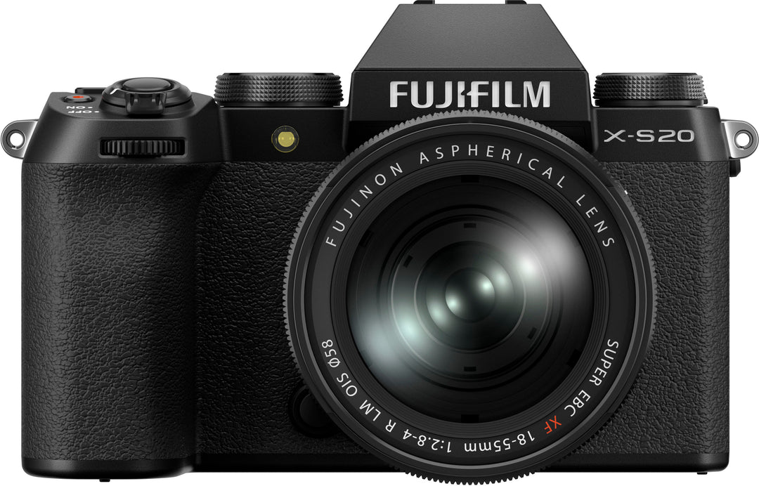Fujifilm - X-S20 Mirrorless Camera with XF18-55mm Lens Bundle - Black_0