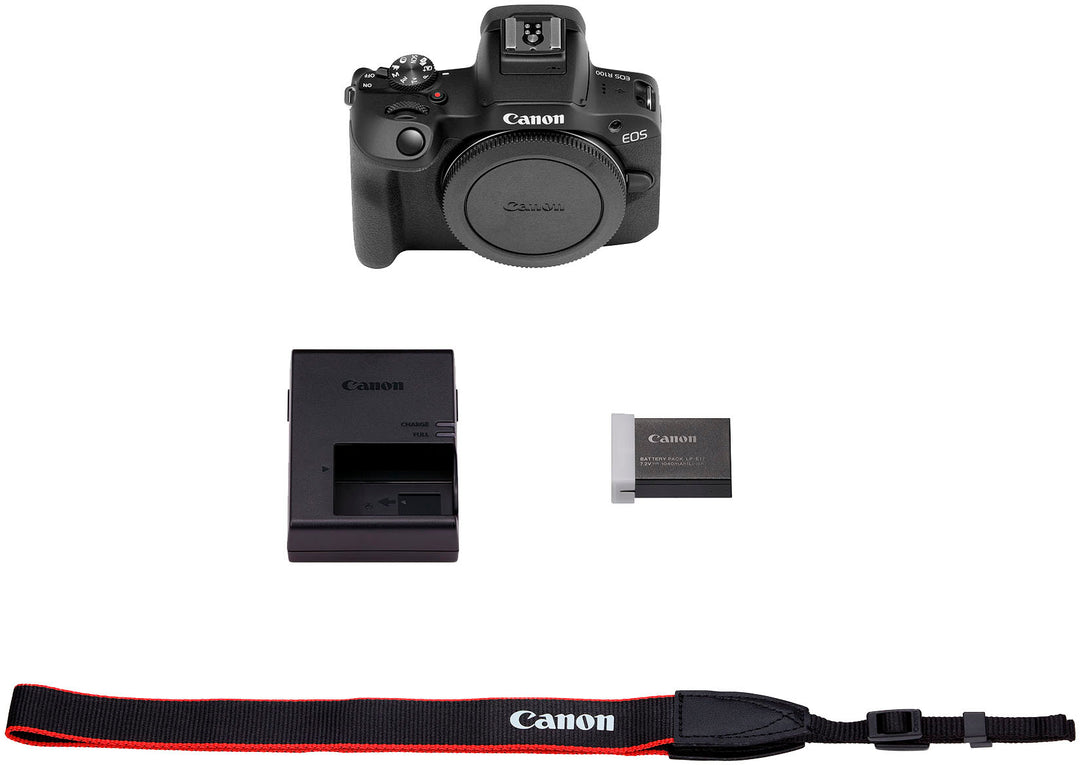Canon - EOS R100 4K Video Mirrorless Camera (Body Only) - Black_16