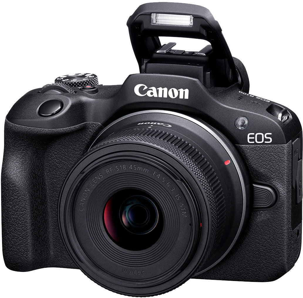 Canon - EOS R100 4K Video Mirrorless Camera with RF-S 18-45mm f/4.5-6.3 IS STM Lens - Black_24