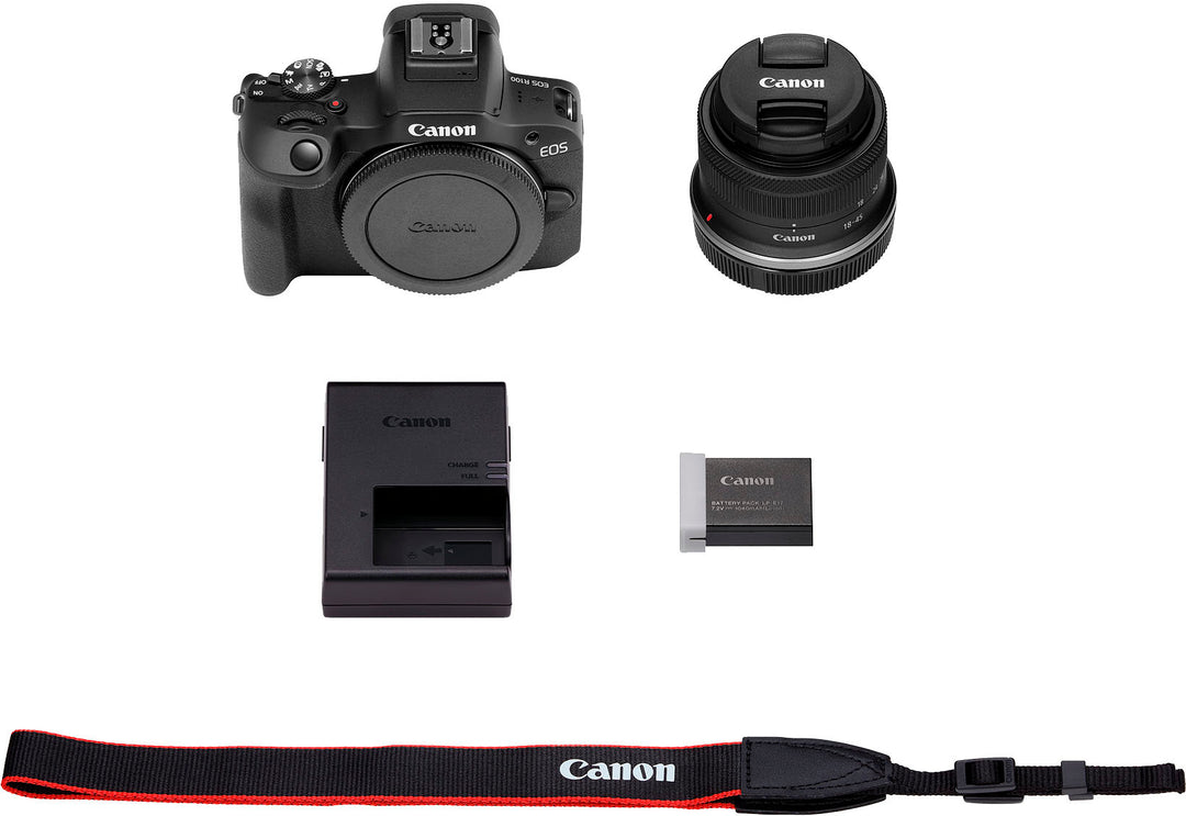 Canon - EOS R100 4K Video Mirrorless Camera with RF-S 18-45mm f/4.5-6.3 IS STM Lens - Black_23